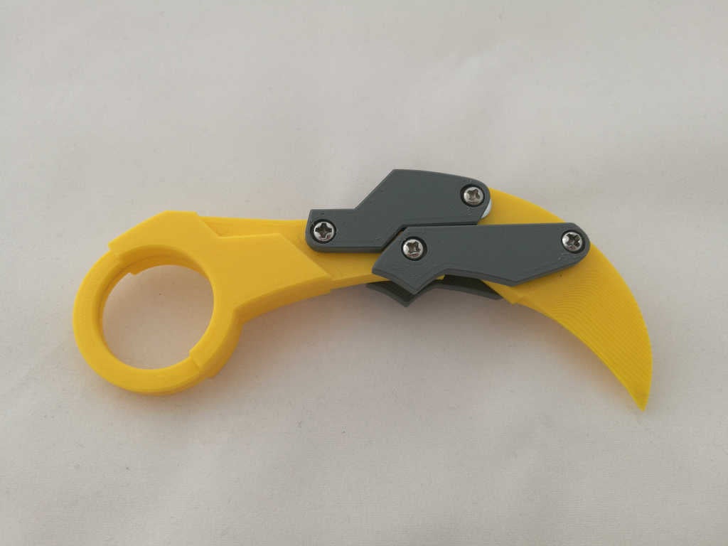 Miniatura 3 do modelo 3D Folding Karambit