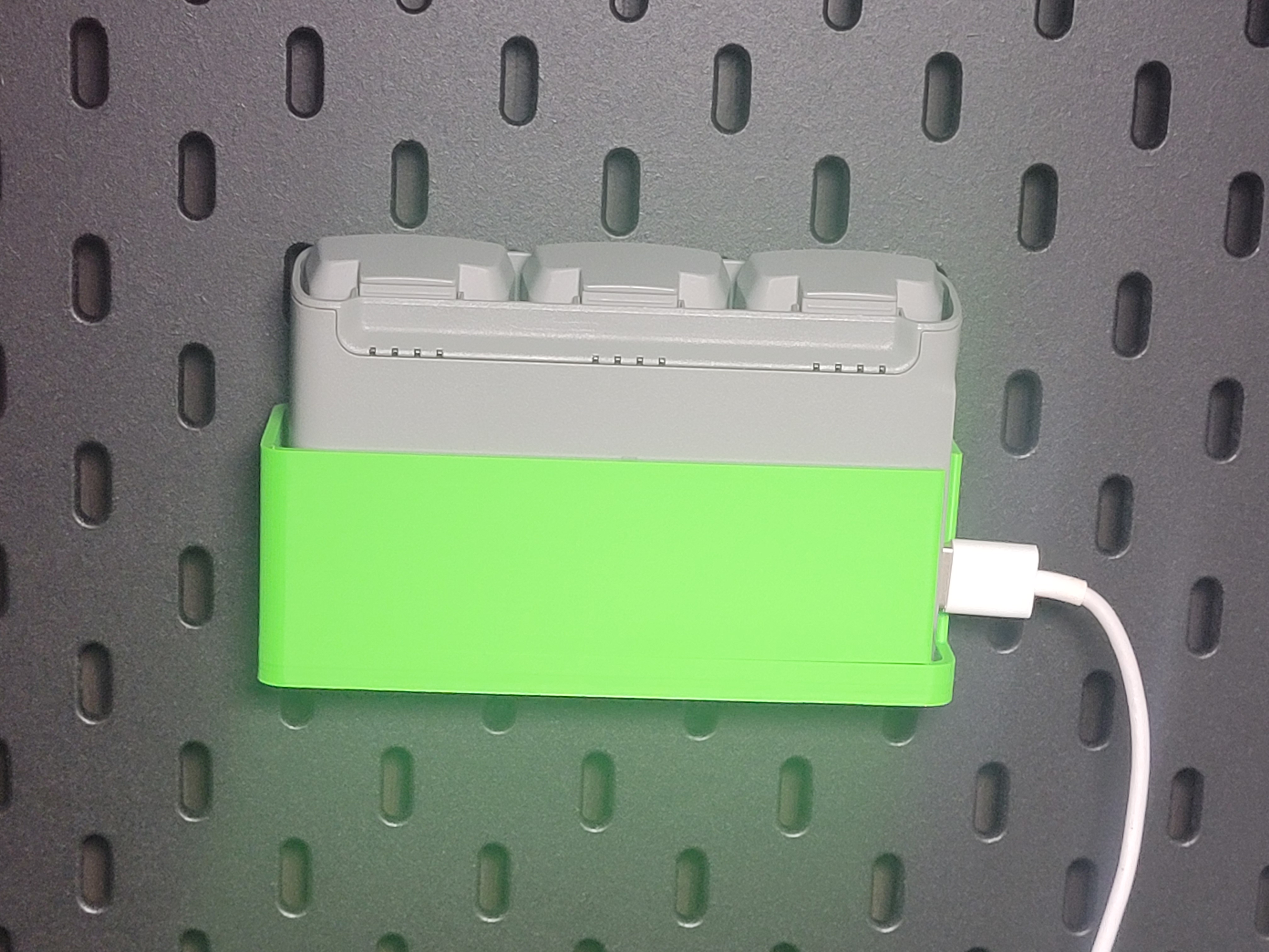 IKEA skadis DJI charger holder