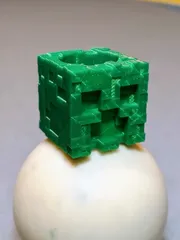 Minecraft Creeper scout woggle - Canuto o pasa pañuelo para Scouts y lobatos