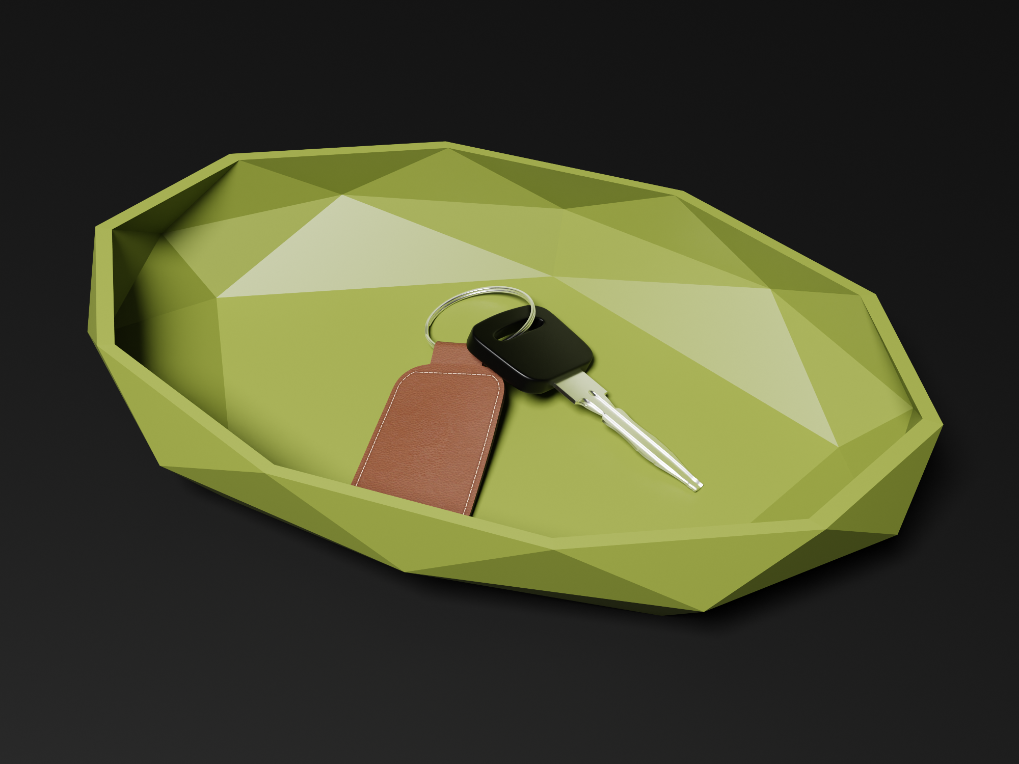 Low Poly Catch All Tray