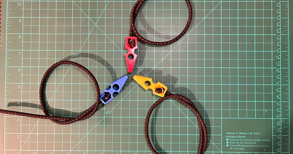 Gripper for Elastic Cord. by HugoLab3D Download free STL model