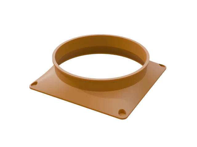 90mm PC Fan to 3 Inch HVAC Duct Adapter