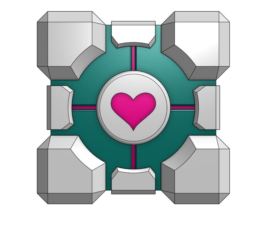 Weighted Companion Cube - One Side
