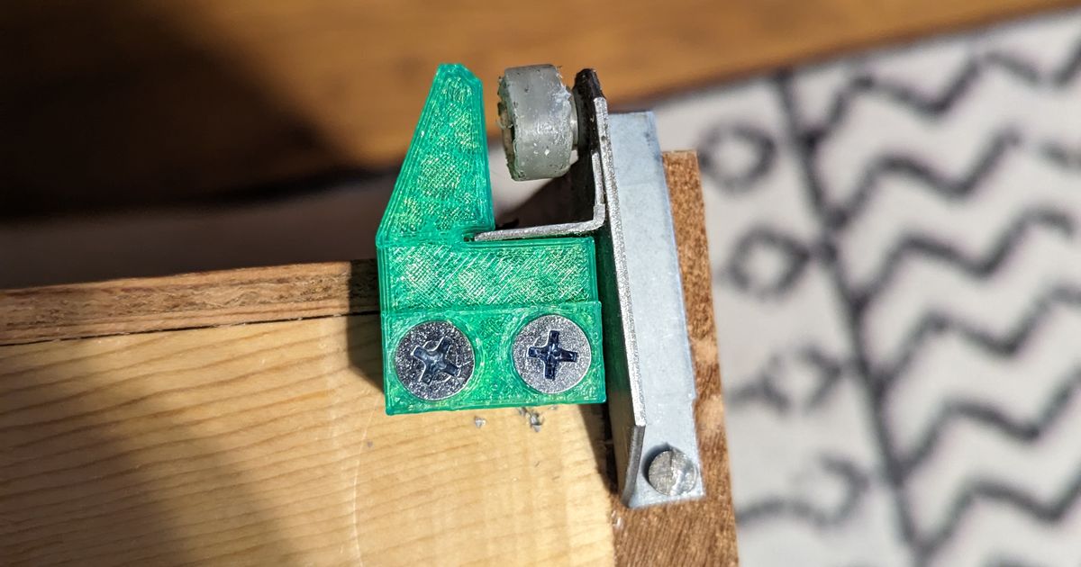 Vintage dresser drawer slide stabilizer by Snyder Download