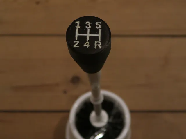 Gearknob for the toilet brush
