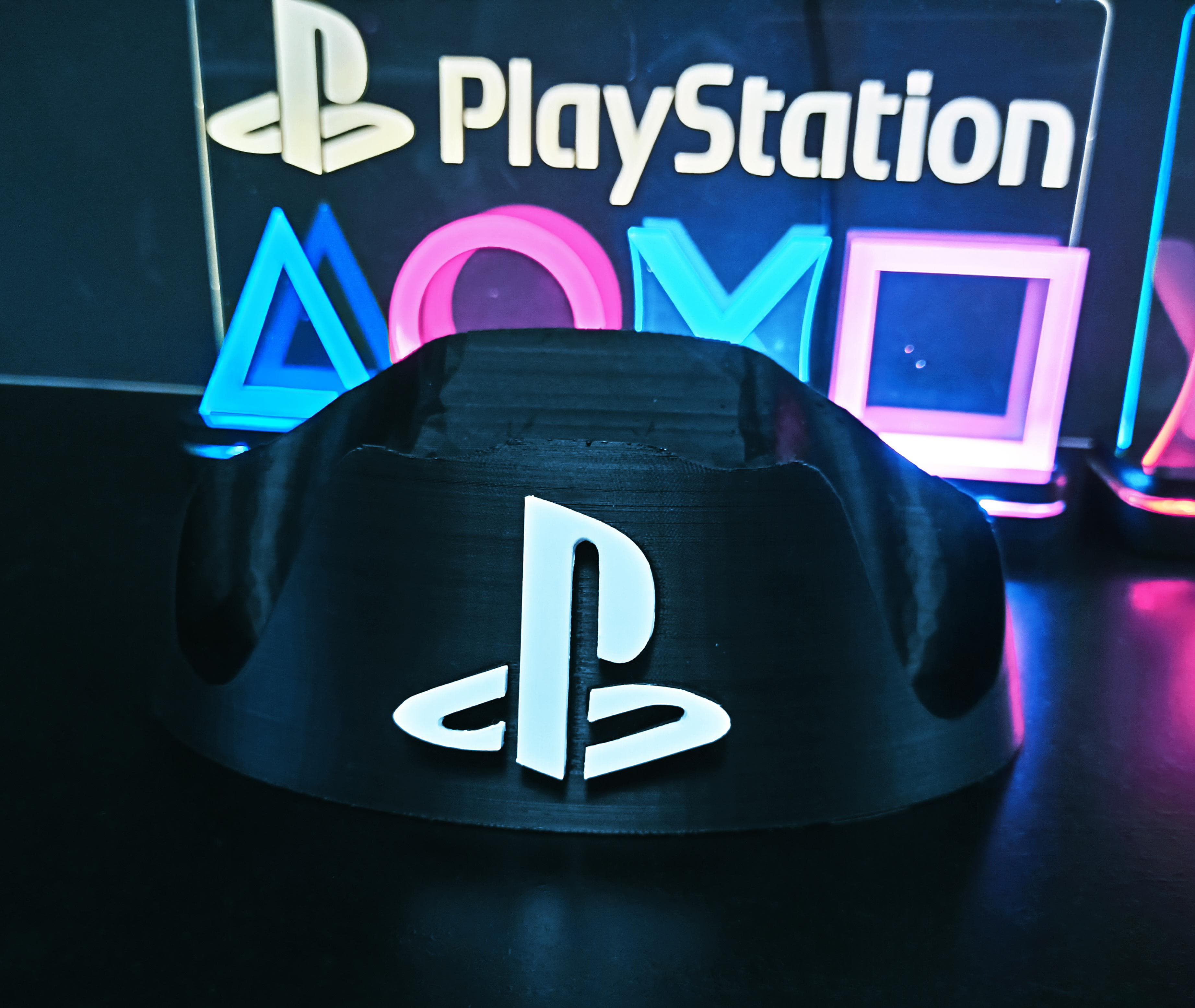 PS5 MINIMALIST+LOGO controller 3D model thumbnail