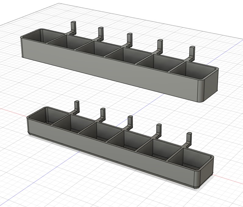 Pegboard Pencil Rack by jdireen | Download free STL model | Printables.com