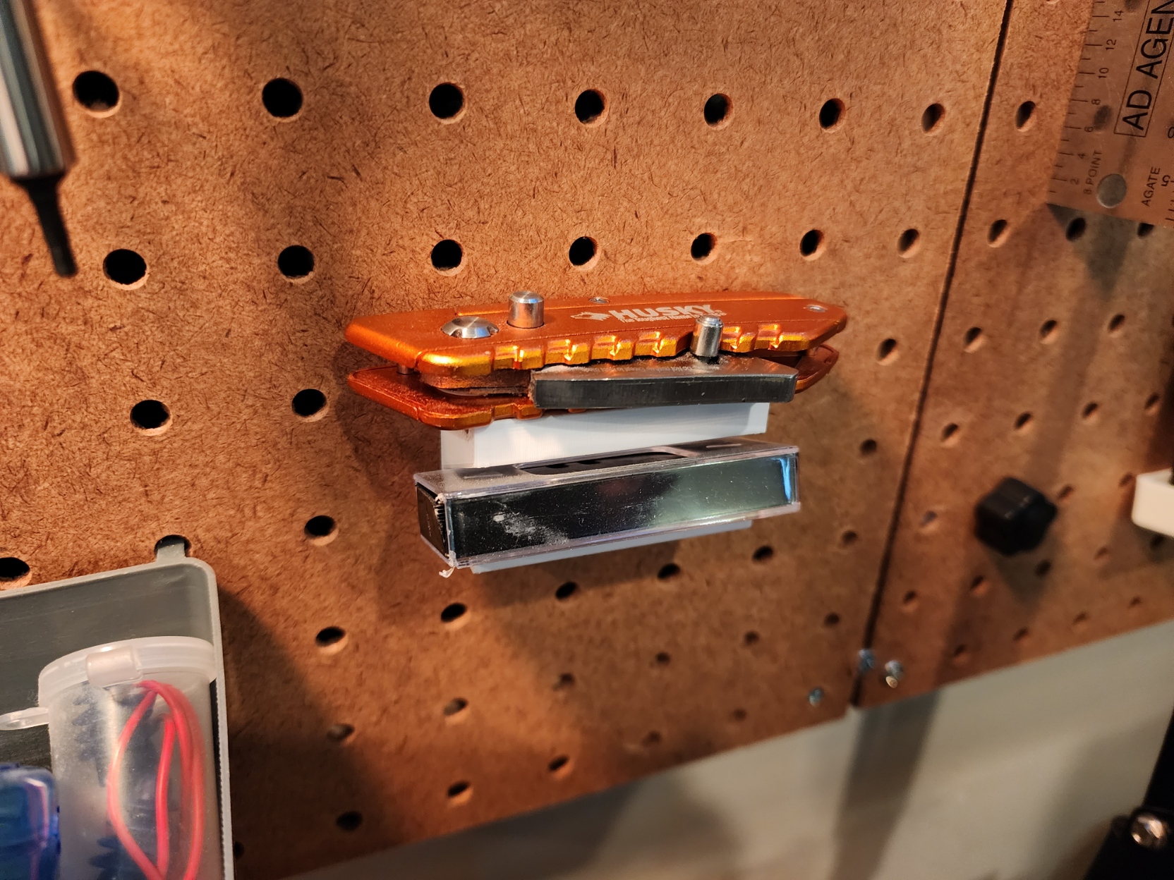 Pegboard Box Cutter And Blade Holder Shelf By Jdireen Download Free