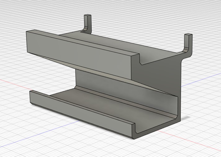 Pegboard Box-cutter and Blade Holder Shelf