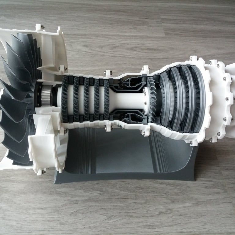 3D Printable Jet Engine by CATIAV5FTW | Download free STL model ...