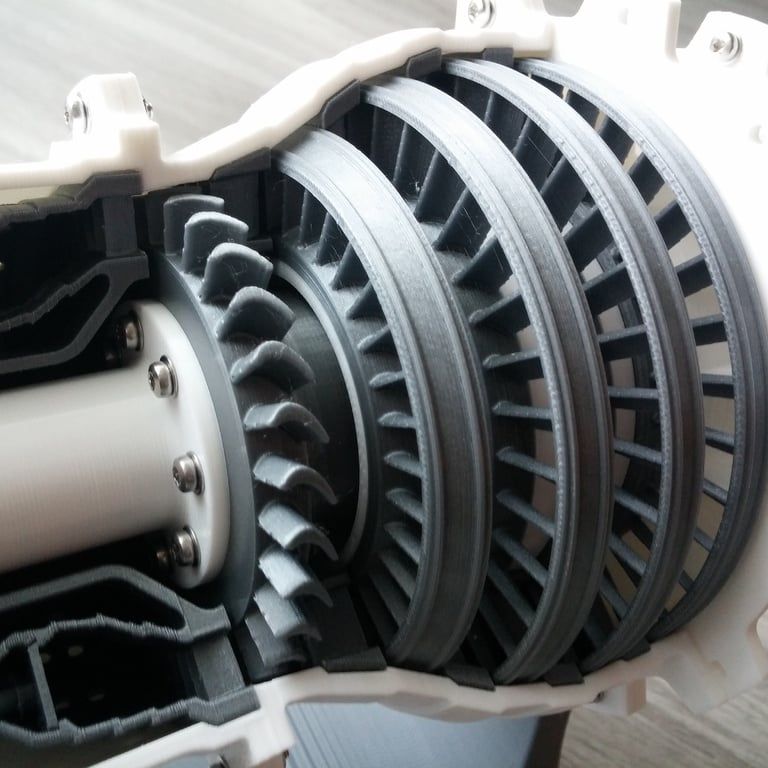 3D Printable Jet Engine by CATIAV5FTW | Download free STL model ...