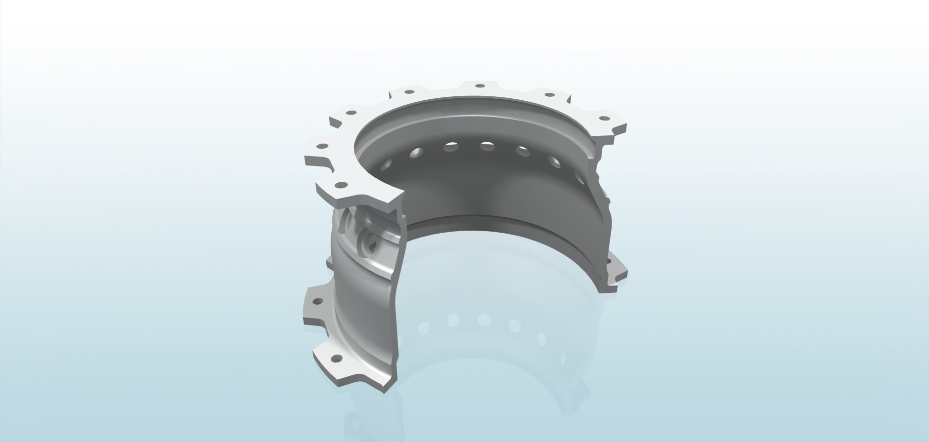 Miniatura 45 do modelo 3D 3D Printable Jet Engine