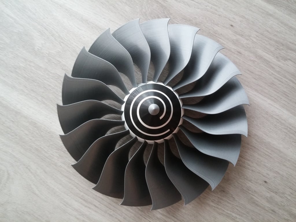 High Bypass Jet Engine Fan by CATIAV5FTW Download free STL model