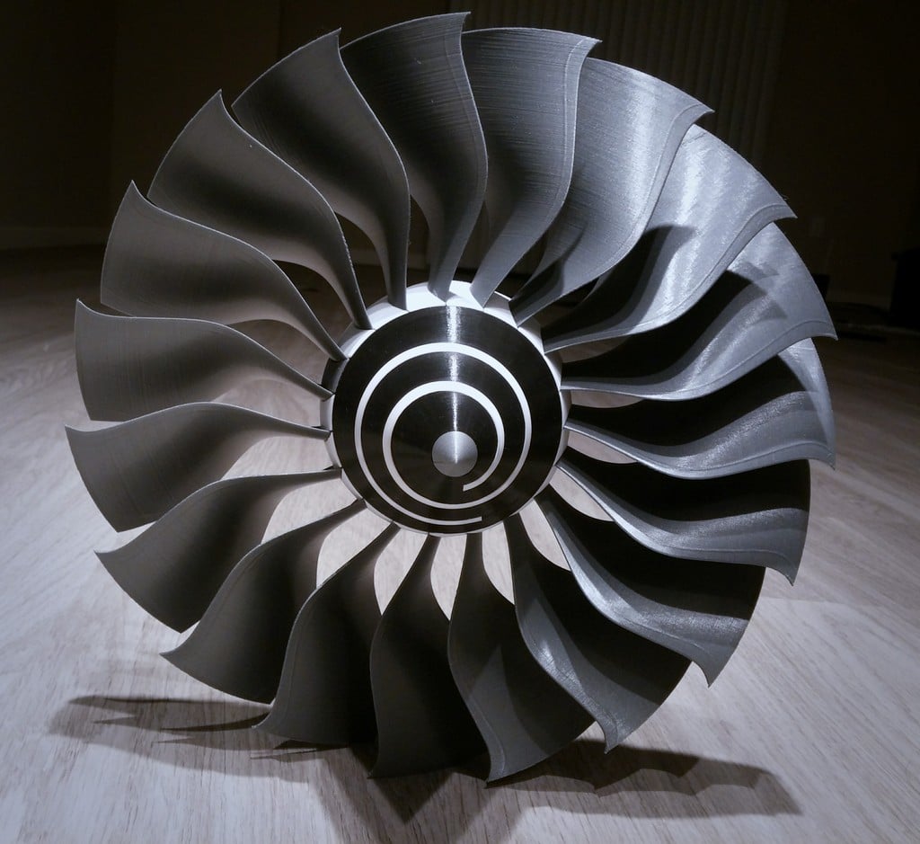 High Bypass Jet Engine Fan by CATIAV5FTW Download free STL model