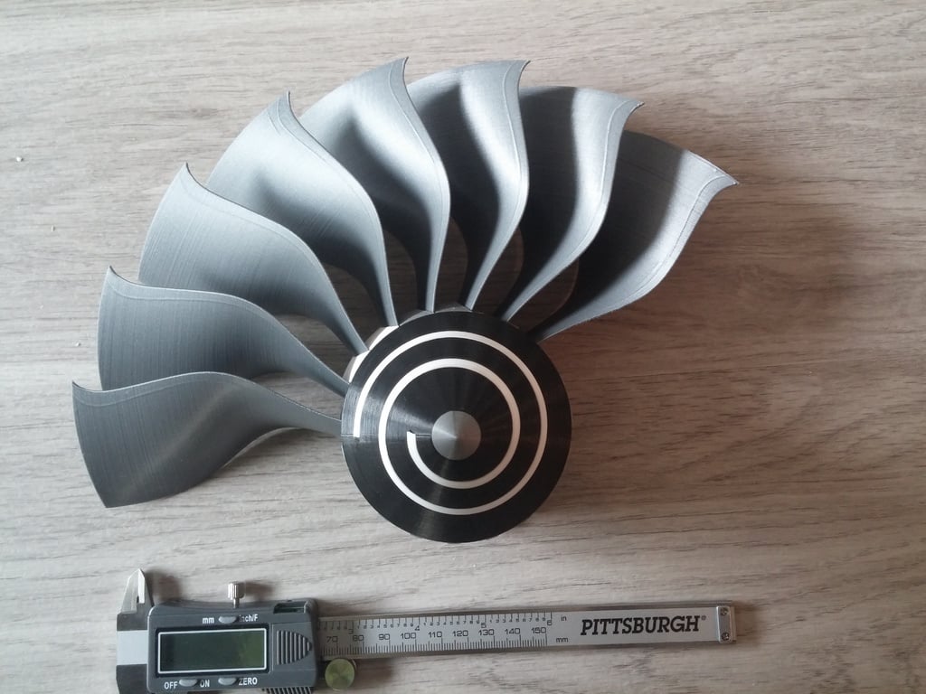 High Bypass Jet Engine Fan by CATIAV5FTW Download free STL model