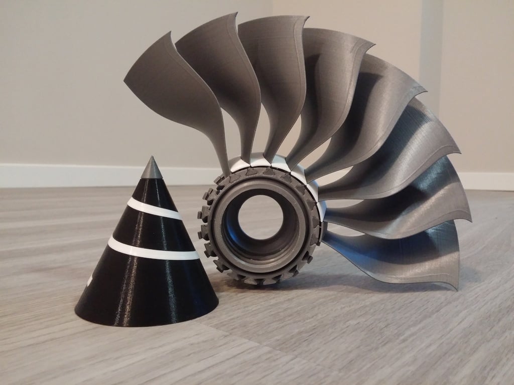 High Bypass Jet Engine Fan by CATIAV5FTW Download free STL model