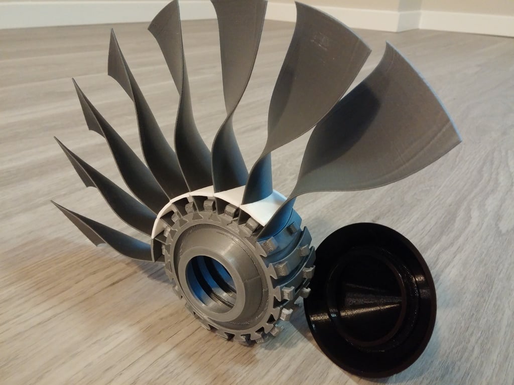 High Bypass Jet Engine Fan by CATIAV5FTW Download free STL model