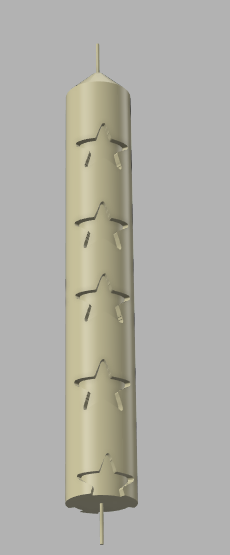 mold master for making wax candles