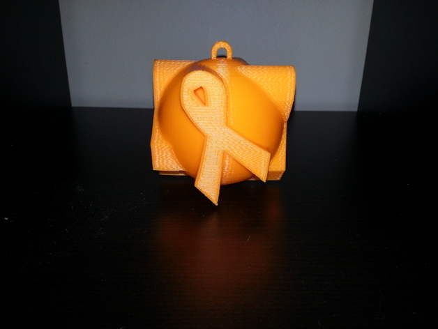 "Ribbon" Ball Ornament