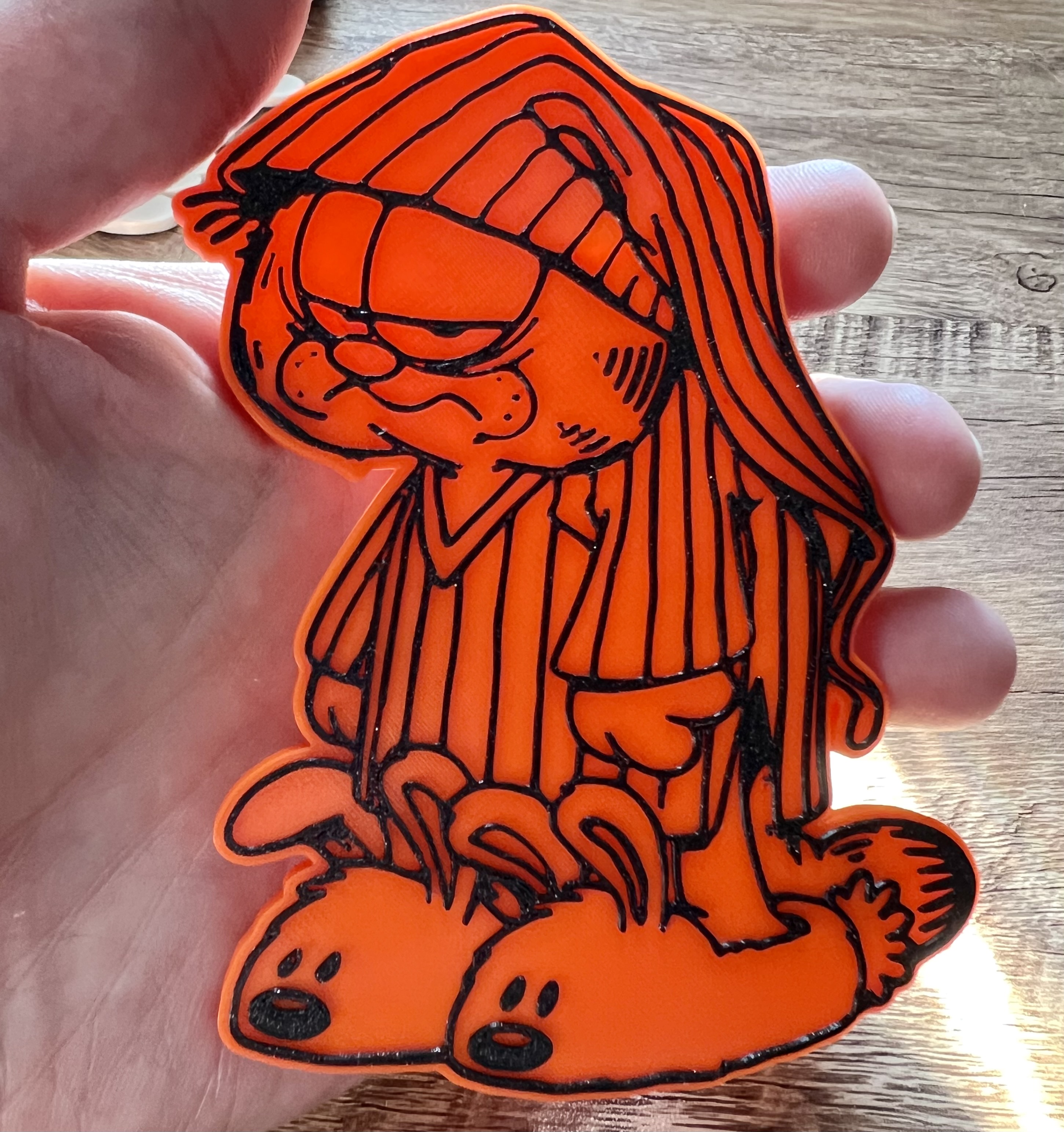 Garfield Pajamas Magnet (8x3mm magnets)