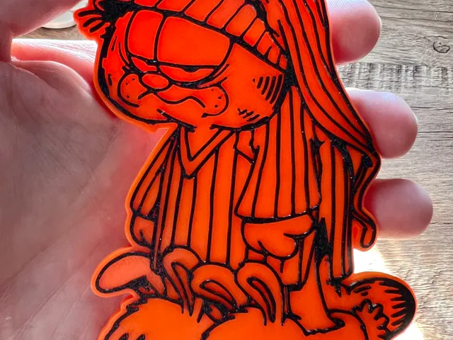 Garfield Pajamas Magnet (8x3mm magnets)