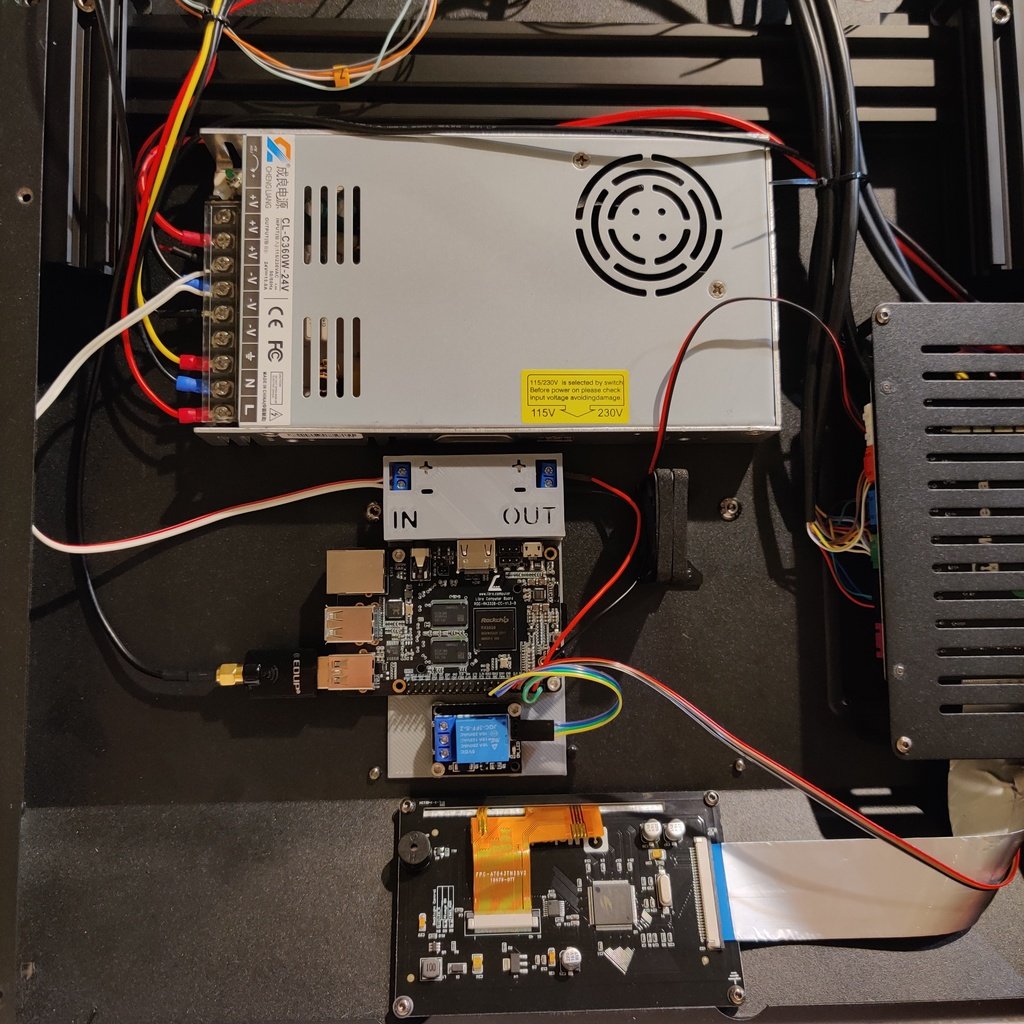 Octoprint Raspberry Pi Mount w/relay & power supply by cluberic ...