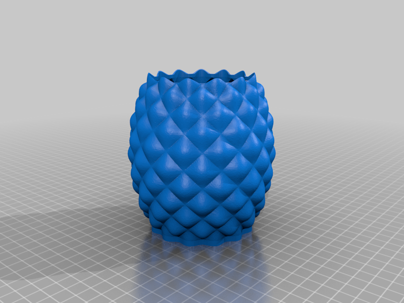 Miniatura 10 do modelo 3D Pineapple planter