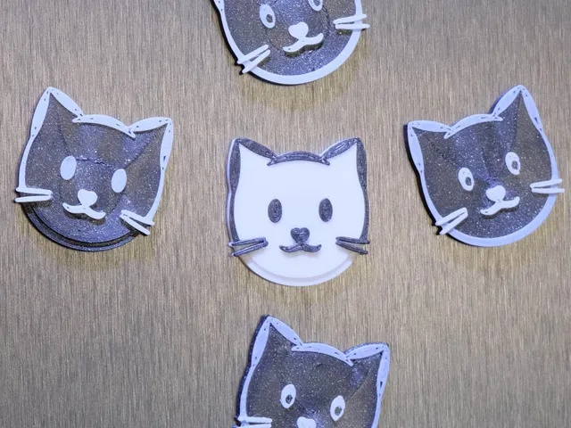 Cat fridge magnet
