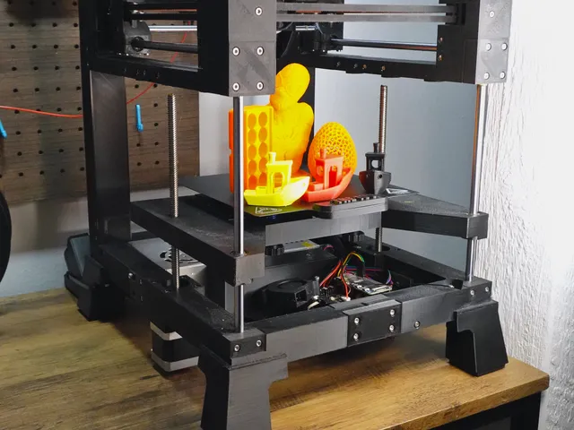 THE 100 v1.1 - The fastest 3D printer based on a printed Frame
