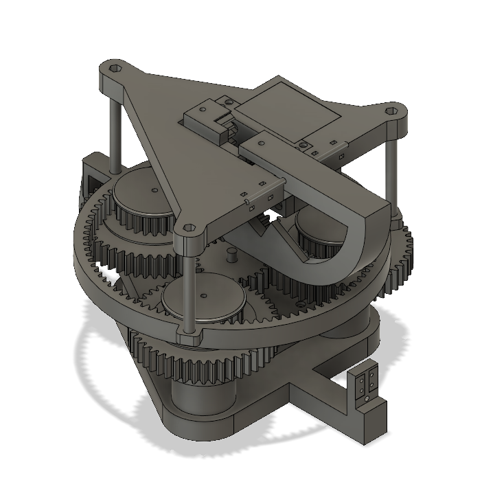 Servo Mount Planetary Gear System