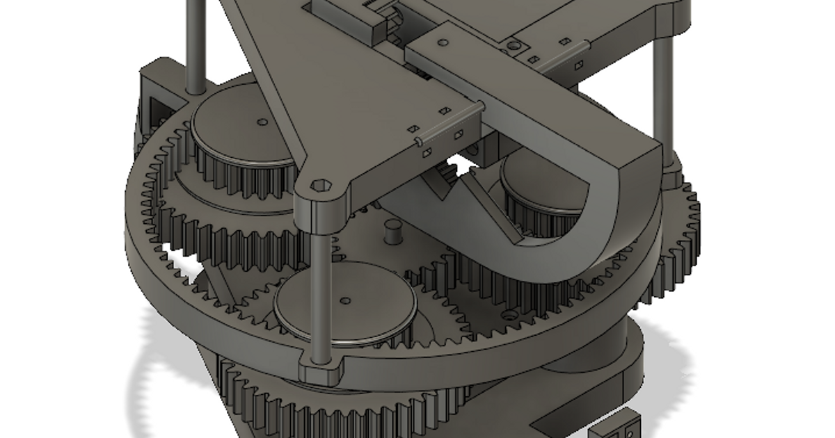 Servo Mount Gear System by MikeTheSuperDad Download free