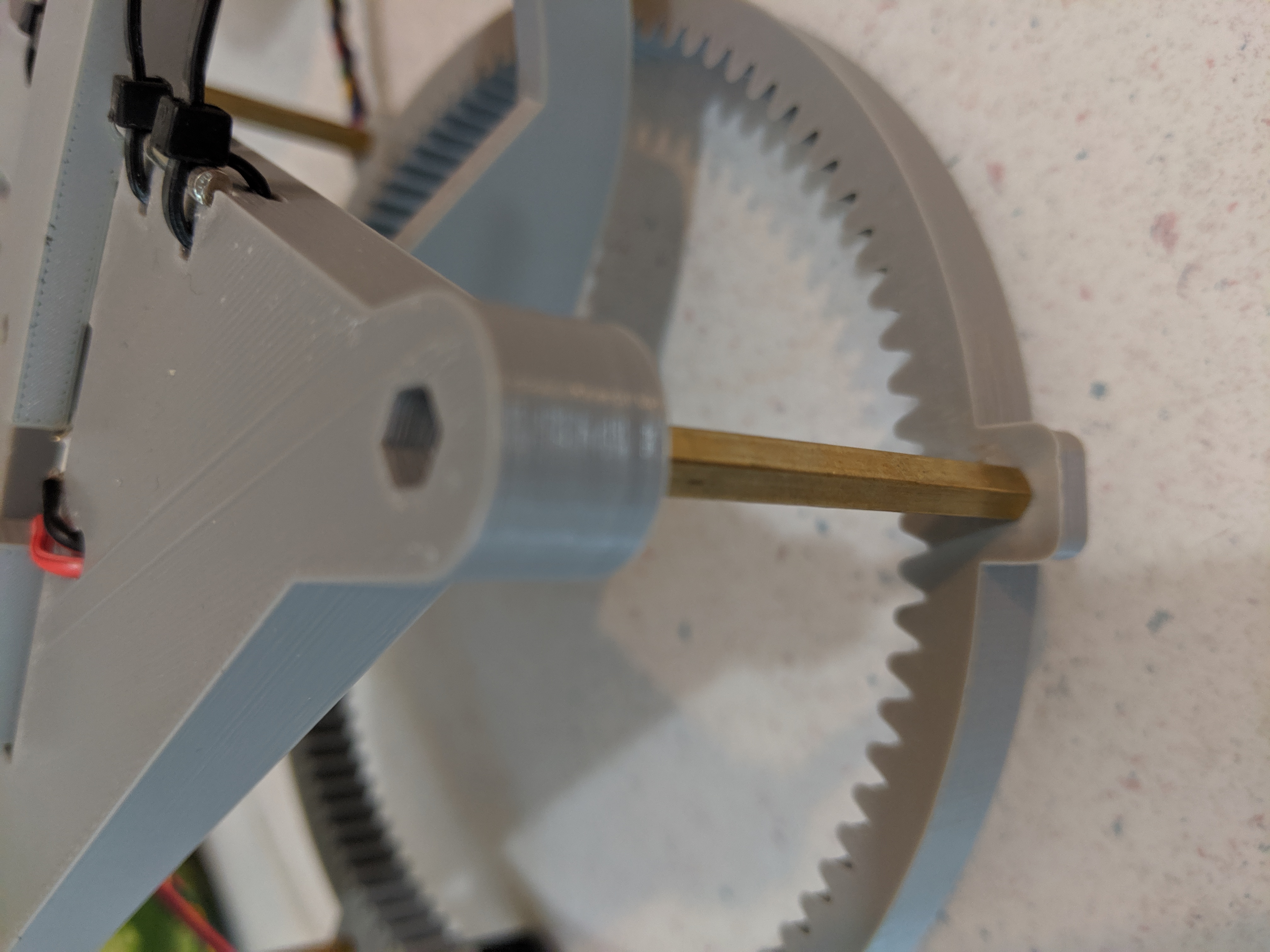 Miniatura 3 do modelo 3D Servo Mount Planetary Gear System