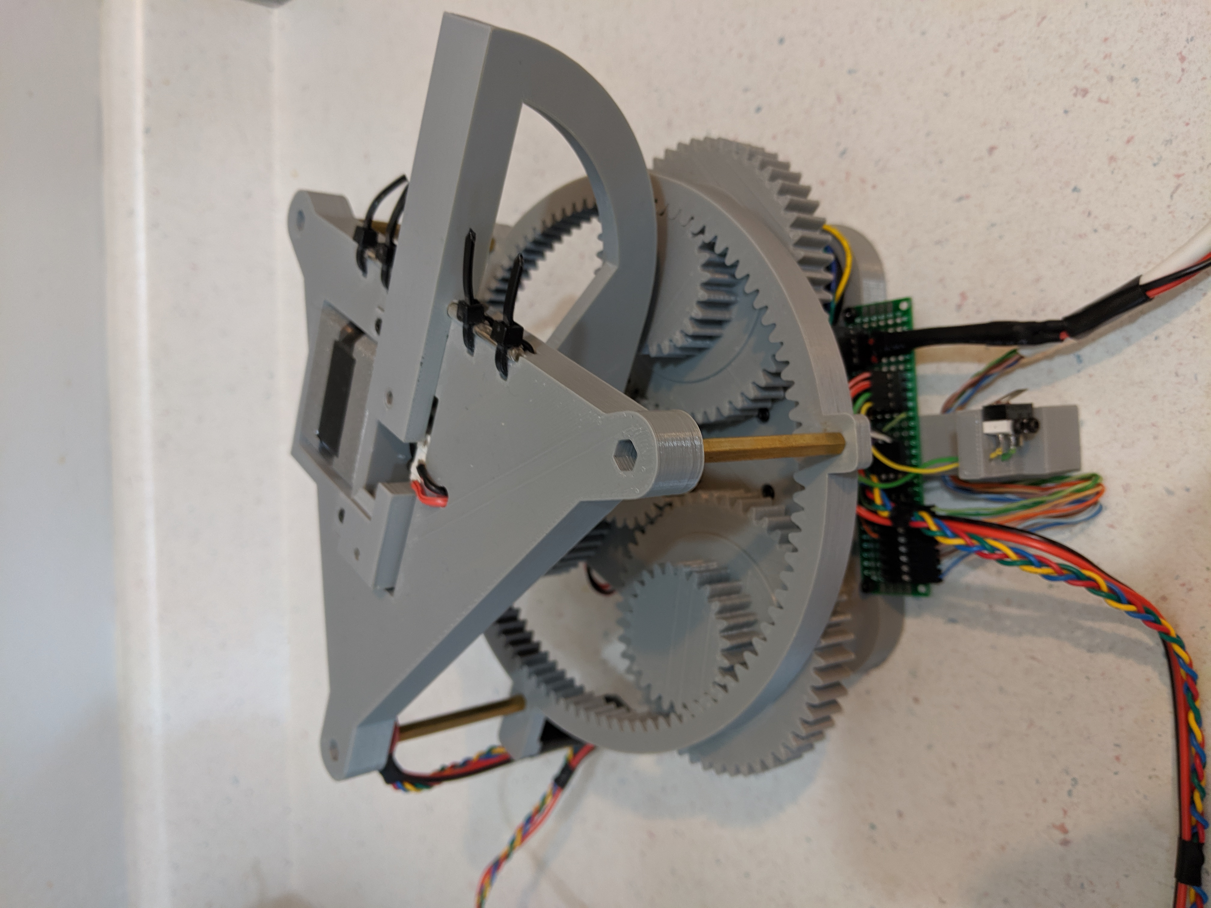Miniatura 5 do modelo 3D Servo Mount Planetary Gear System