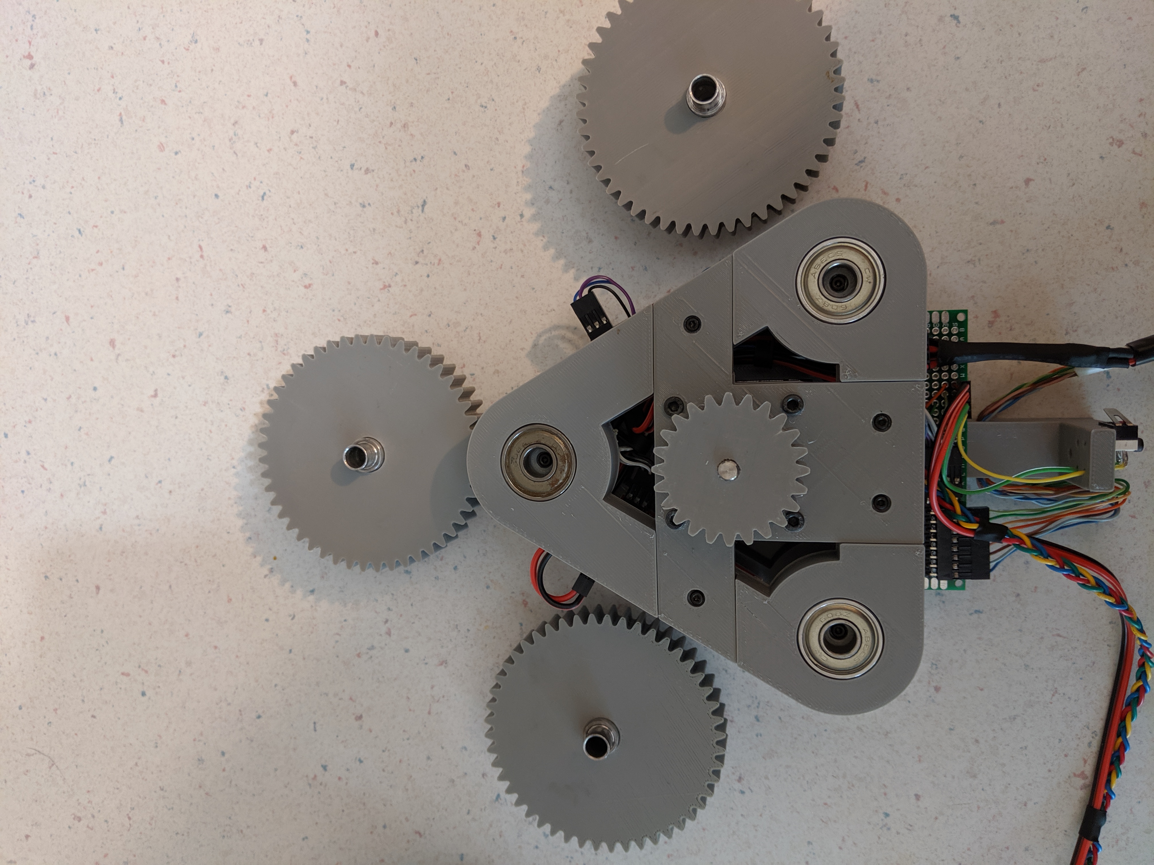 Miniatura 8 do modelo 3D Servo Mount Planetary Gear System