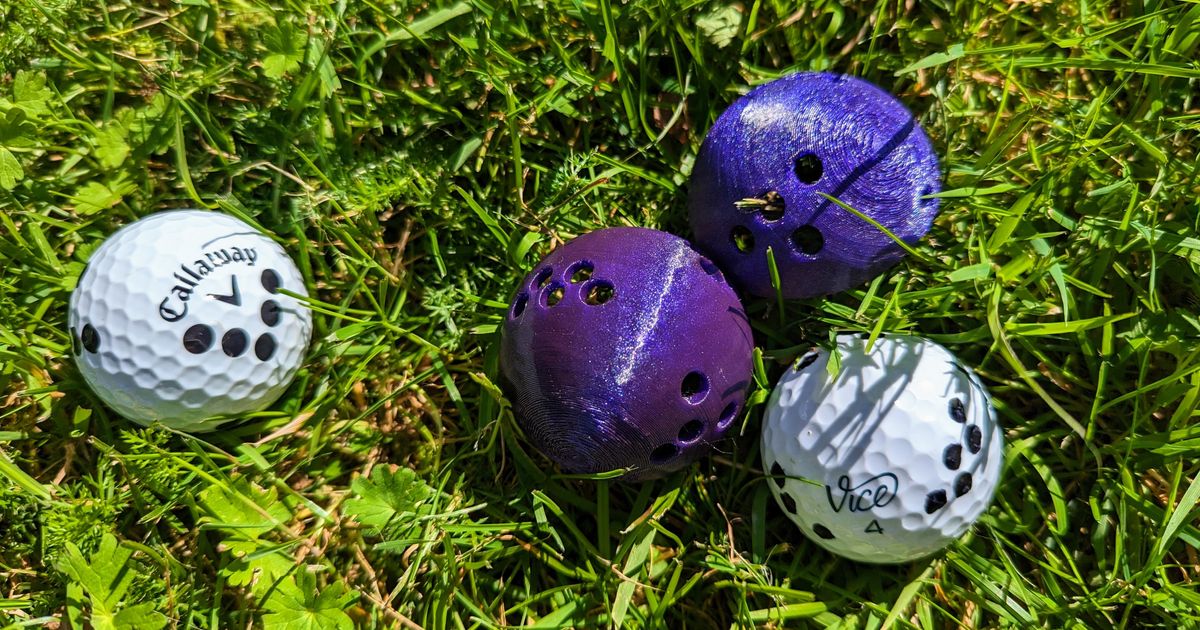 Rapsodo Callaway RPT golf ball stencil by Torsten B Download free STL