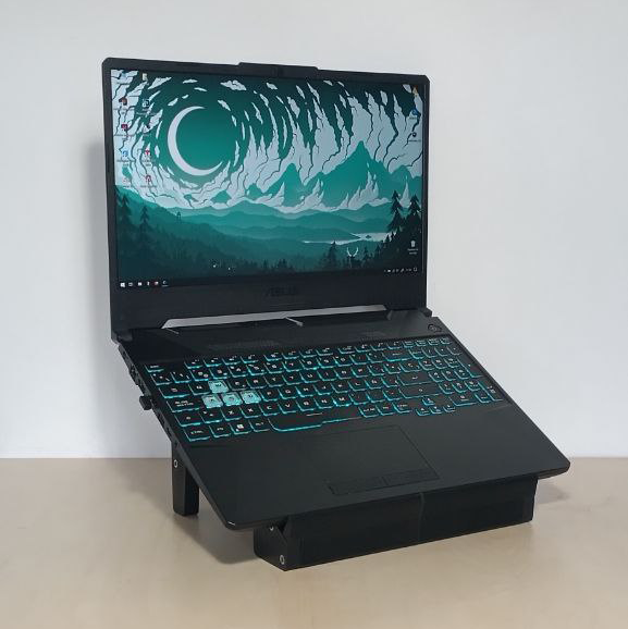 Sturdy laptop stand by davidlagog Download free STL model