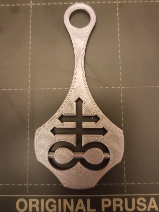 Leviathan cross keychain