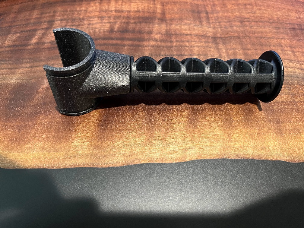 Wire shelf support filament holder