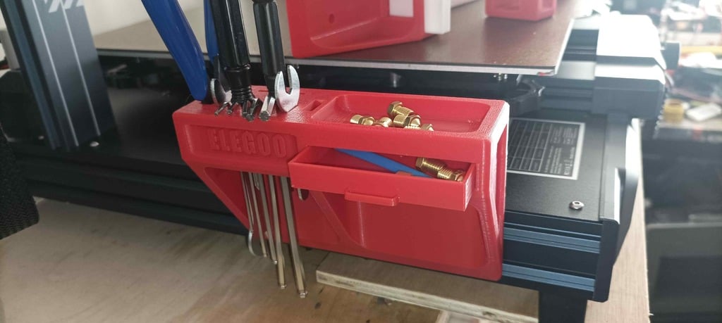 ELEGOO Neptune 3 Plus Tools rack may fit others.