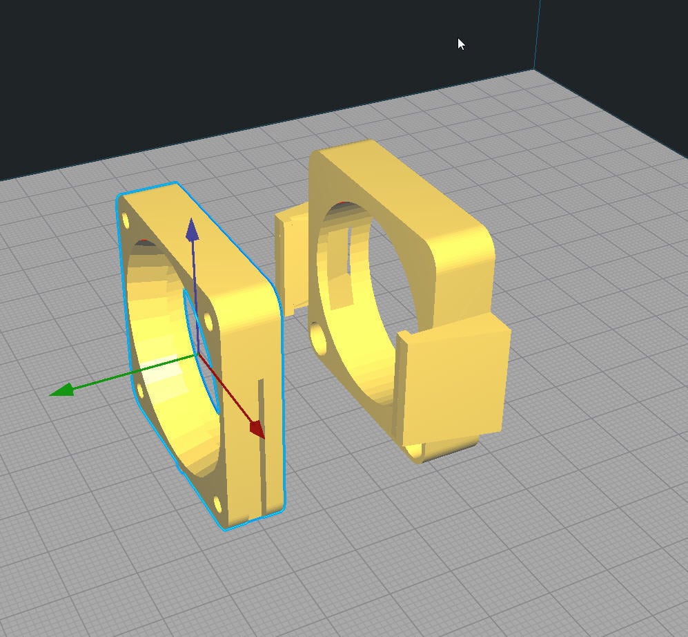 Anet A8, Anet Am8 Extruder Fan Access No Magnets needed. Also duckting to keep extruder cool