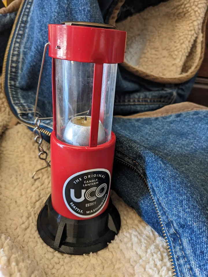 UCO Candle Lantern Base by Cody Buchanan, Download free STL model