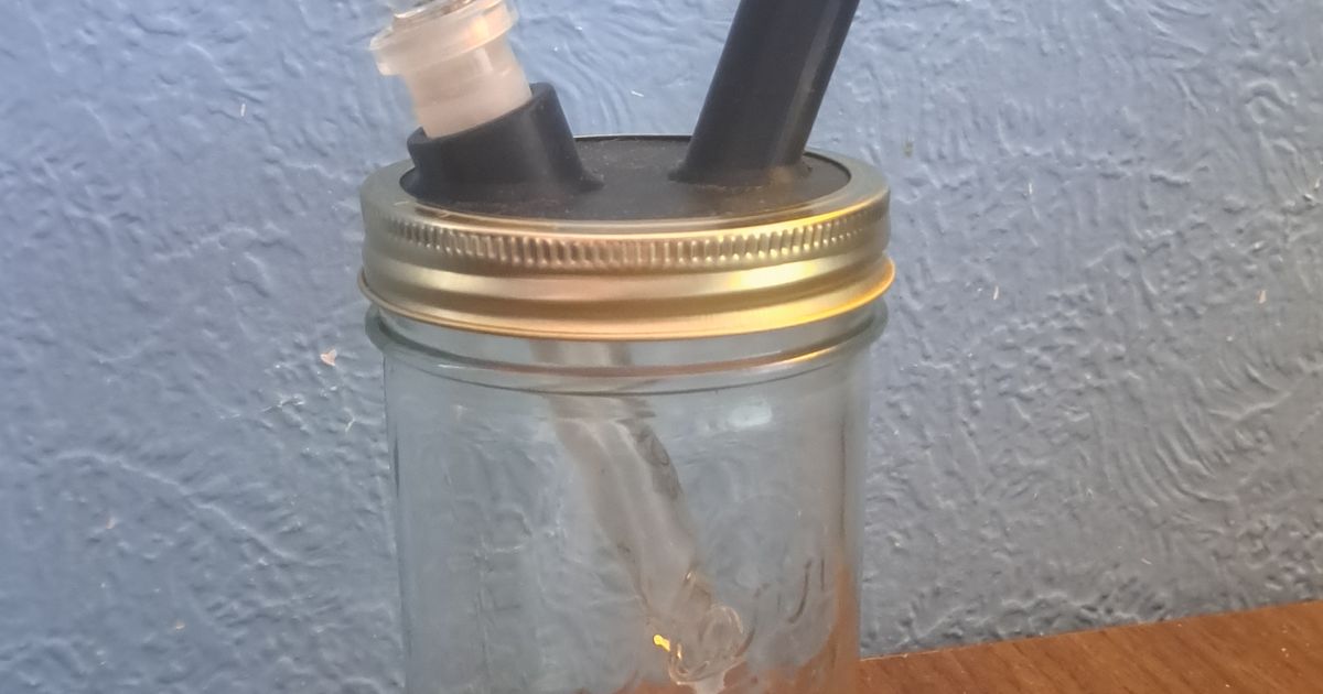 Mason Jar Bong by Logan Download free STL model