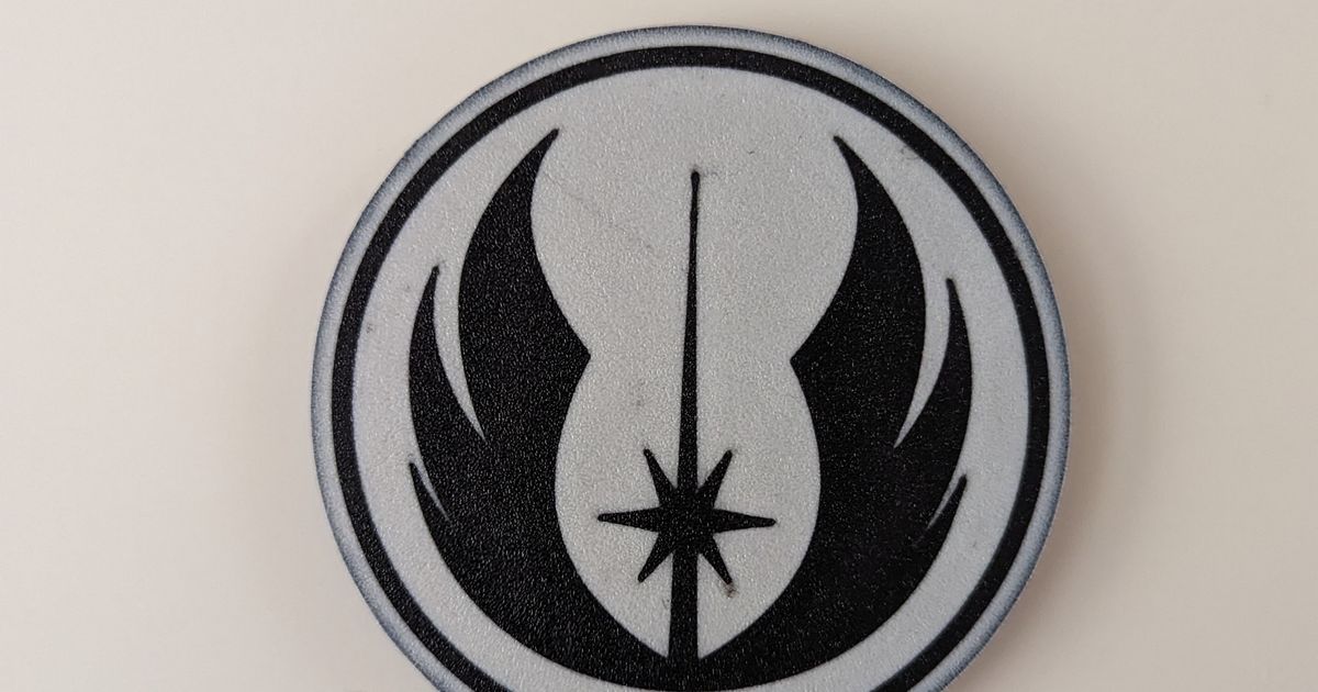 Star Wars Jedi Order Multicolor Coaster by Phil | Download free STL ...