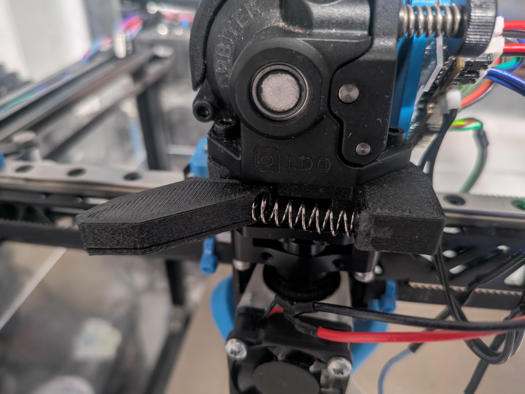 Orbiter filament cutter - more metal version