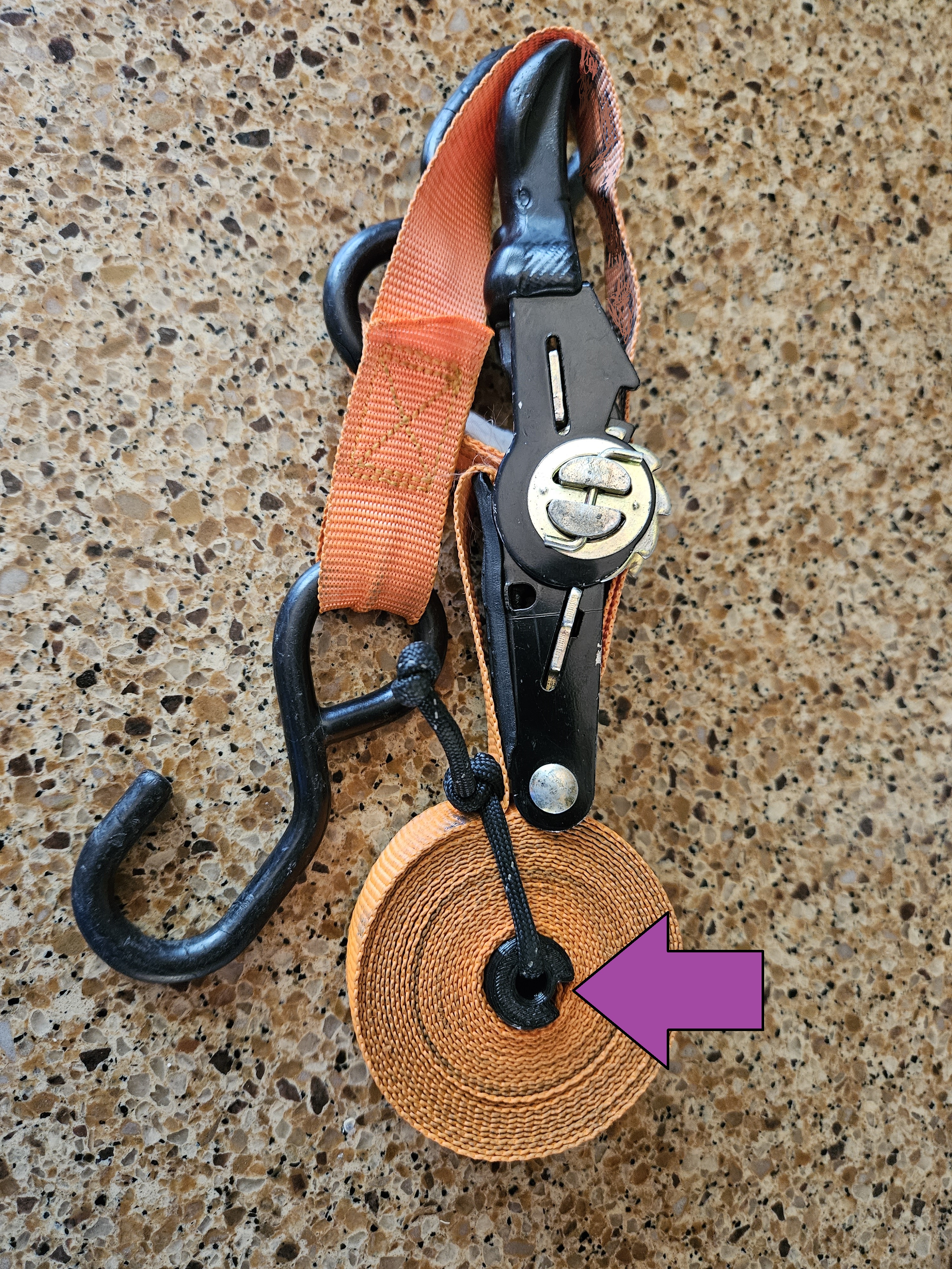 Spool for 1-in webbing