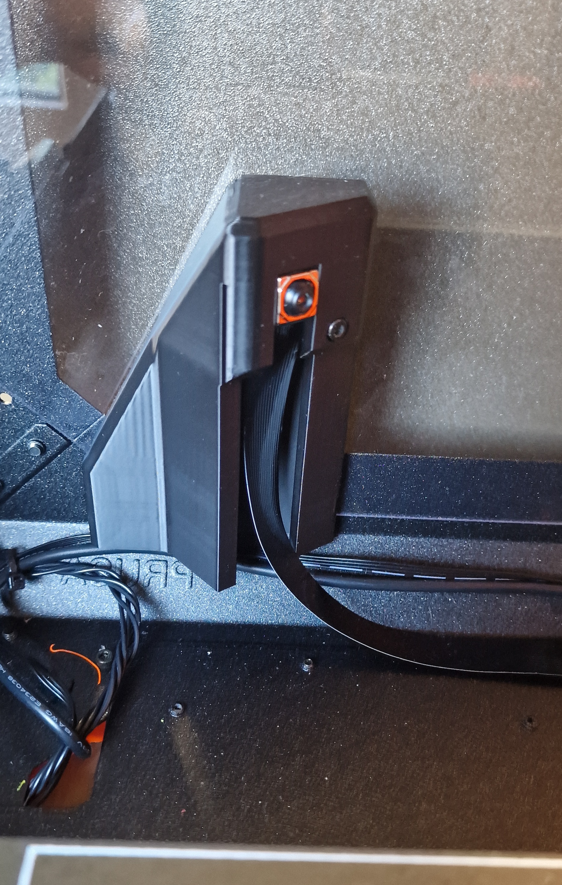 Raspeberry Pi Camera (1.3-3.1) Mount for Original Prusa Enclosure