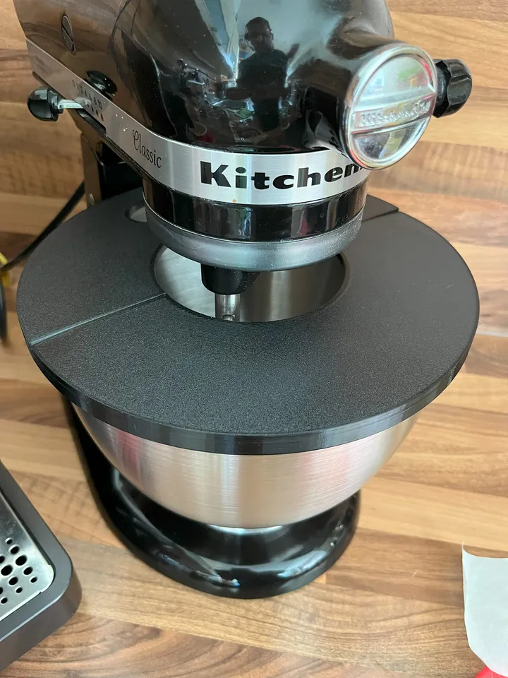 Magnetic Lid with Filling Slot for KitchenAid Mixers by designshot