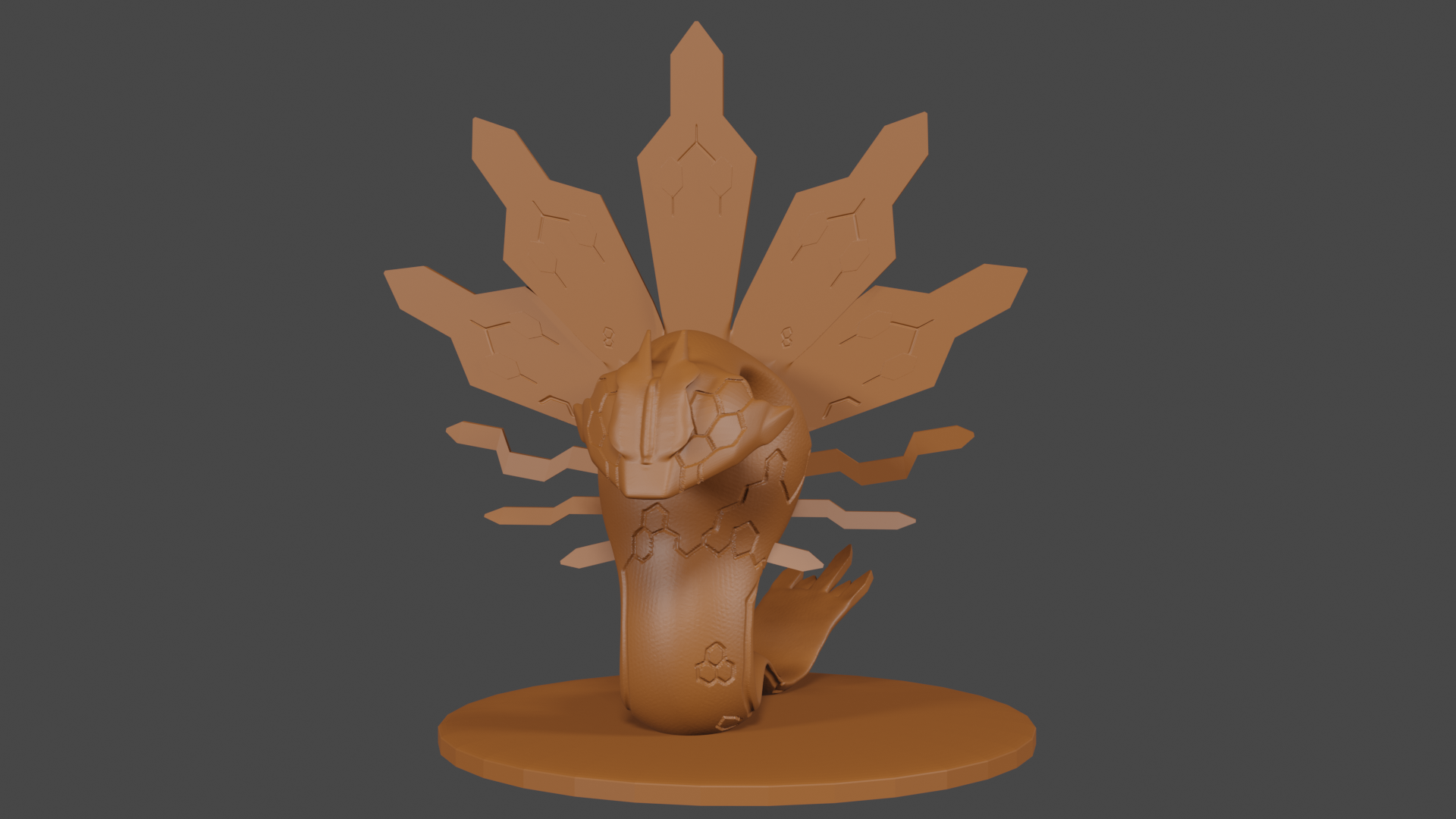 Pokemon inspired, Zygrade 50%, Tabletop DnD miniature