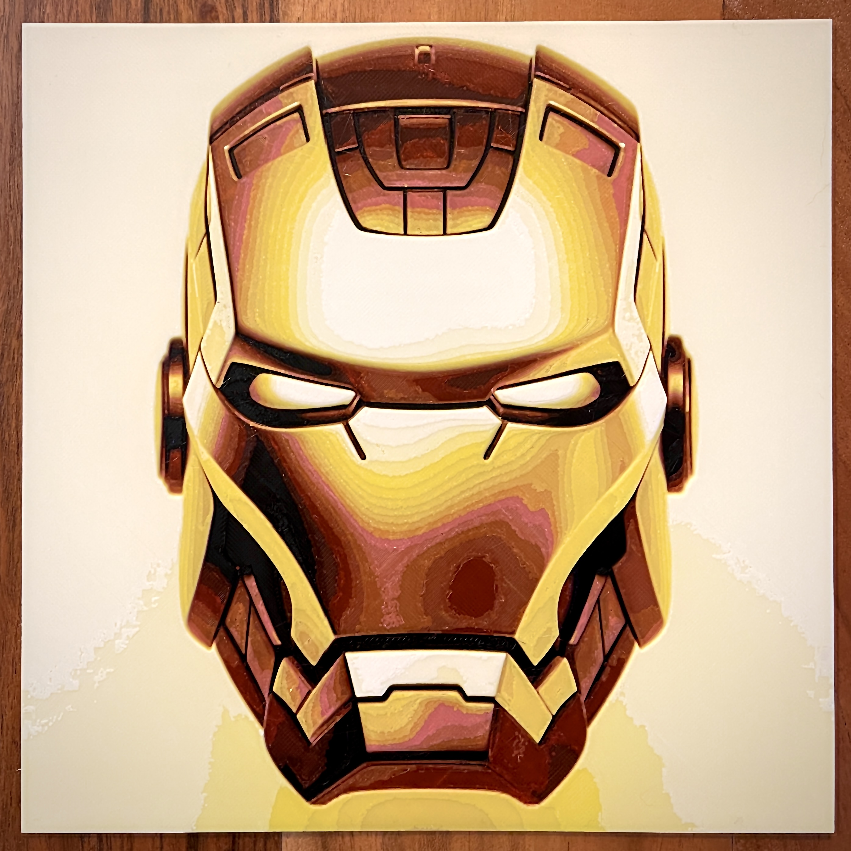 Colorful Iron Man Portrait