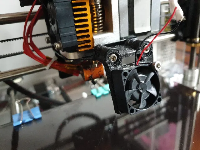 Fan mount for 2.5cm fan